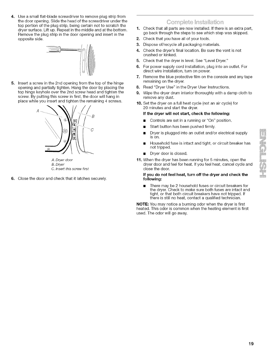 Kenmore 110.8509# User Manual | Page 19 / 60