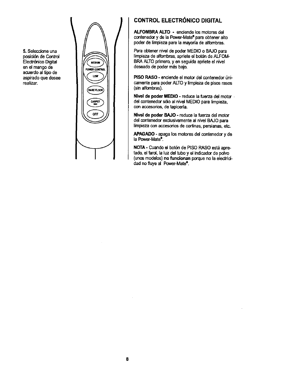 Kenmore ASPIRADORA 116.25914 User Manual | Page 30 / 44