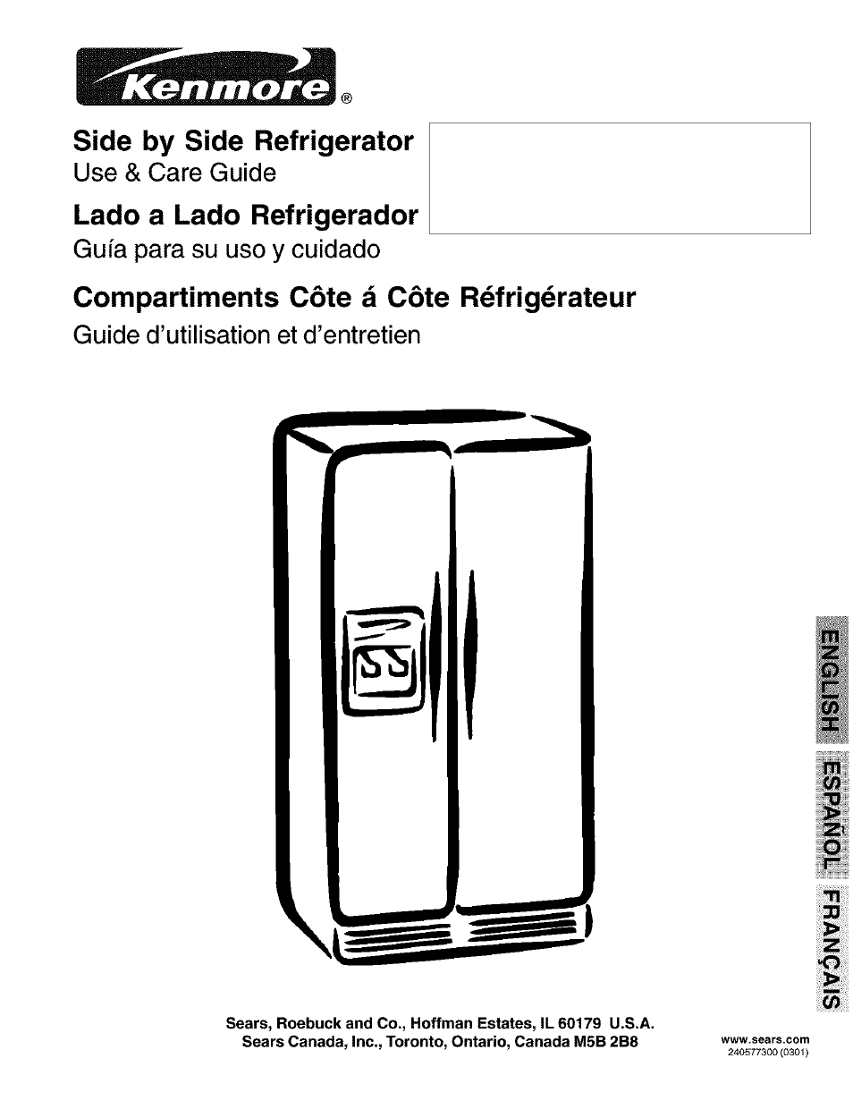 Kenmore 25353222301 User Manual | 25 pages