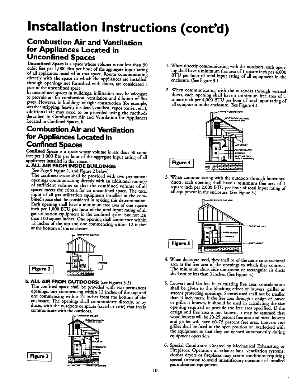 Installation instructions (cont’d) | Kenmore 153.337613 User Manual | Page 10 / 36