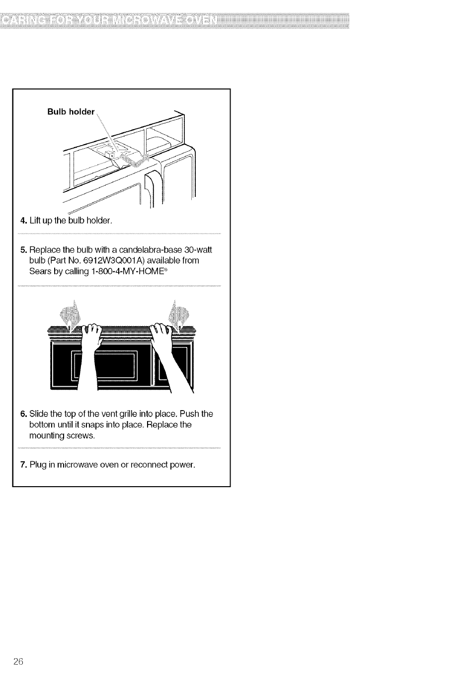 Kenmore 721.80019 User Manual | Page 26 / 32