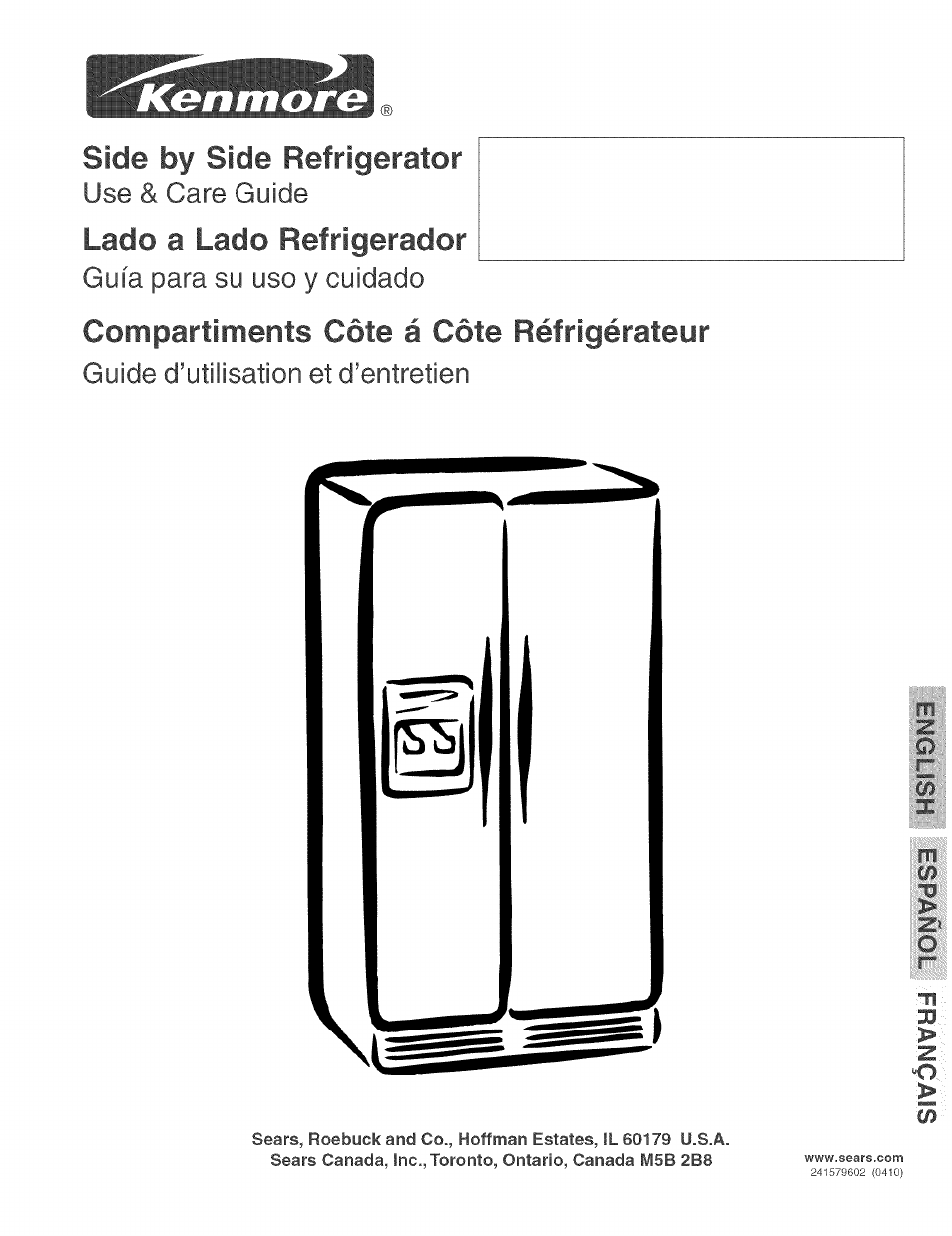 Kenmore 2535567340A User Manual | 24 pages