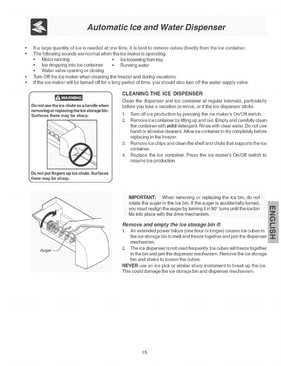 Automatìc1cb'm | Kenmore 2535567340A User Manual | Page 15 / 24