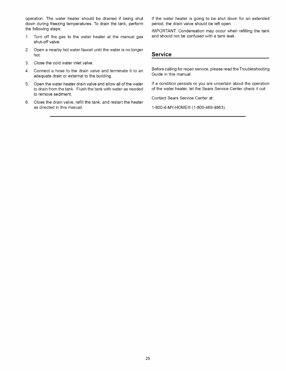 Service | Kenmore 153.33114 User Manual | Page 29 / 44