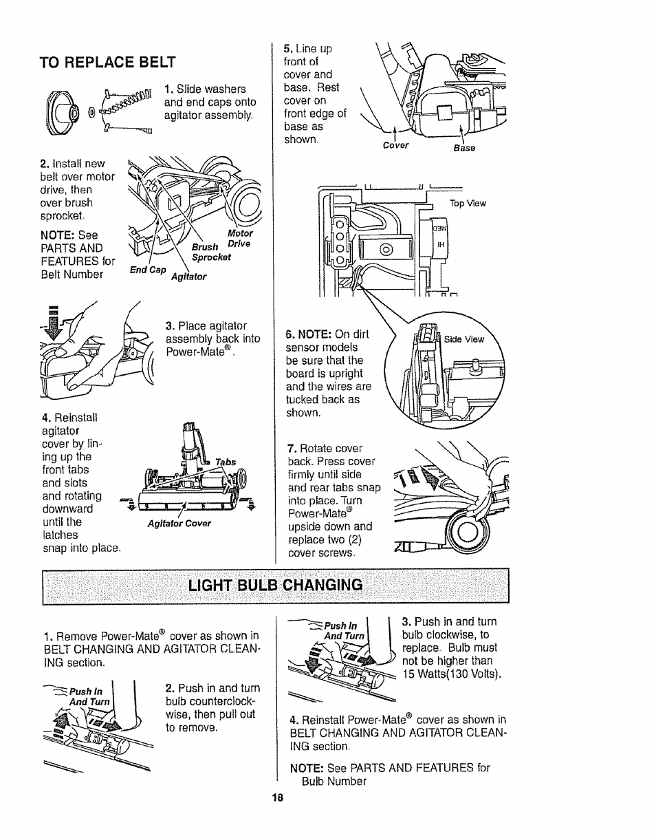 Kenmore 116.22813 User Manual | Page 18 / 40