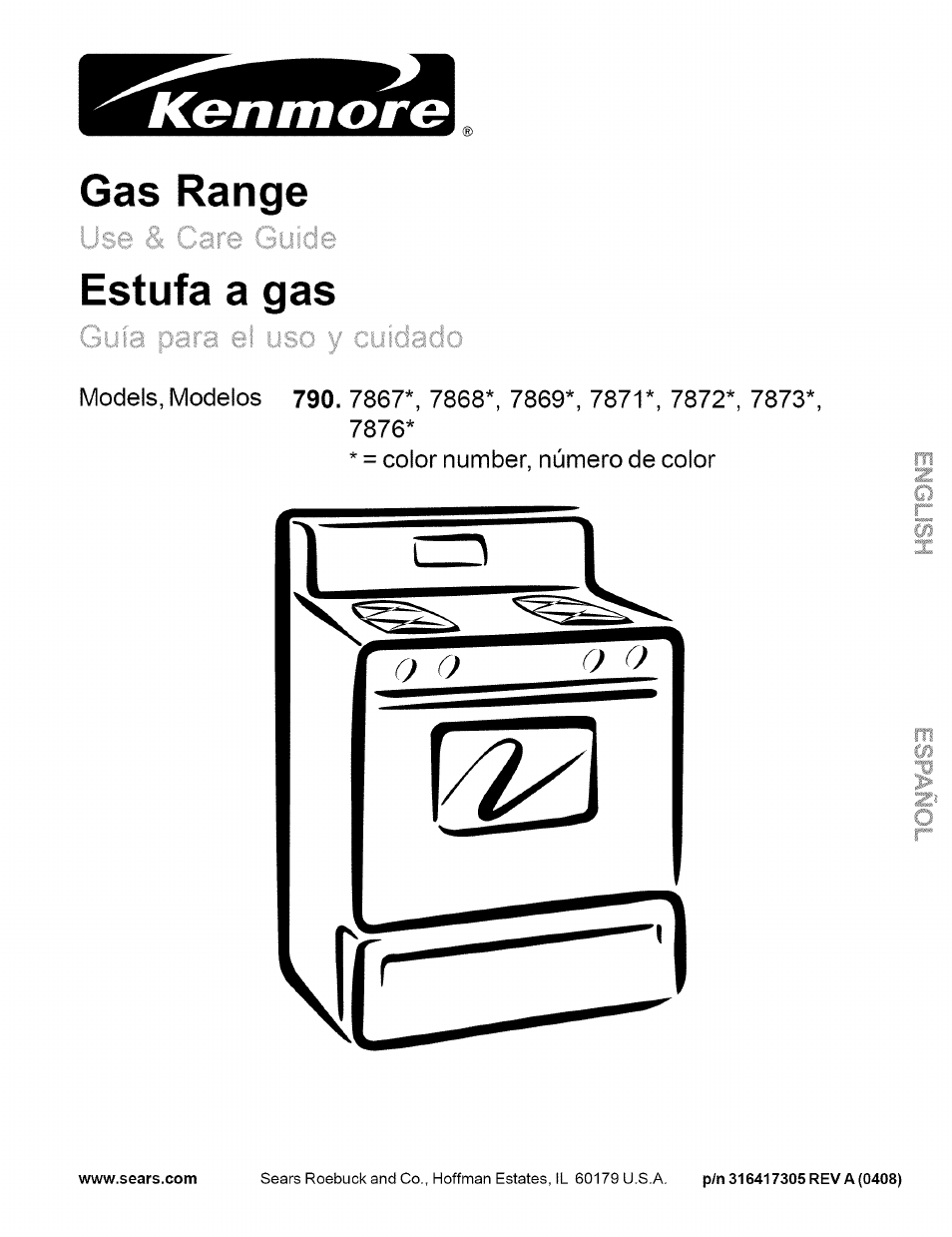 Kenmore 790.7872 User Manual | 24 pages