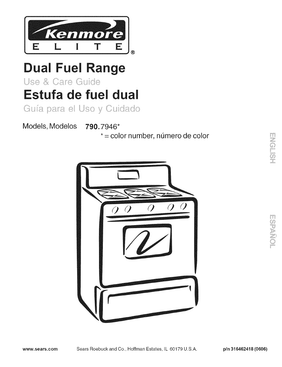 Kenmore 790.7946 User Manual | 40 pages