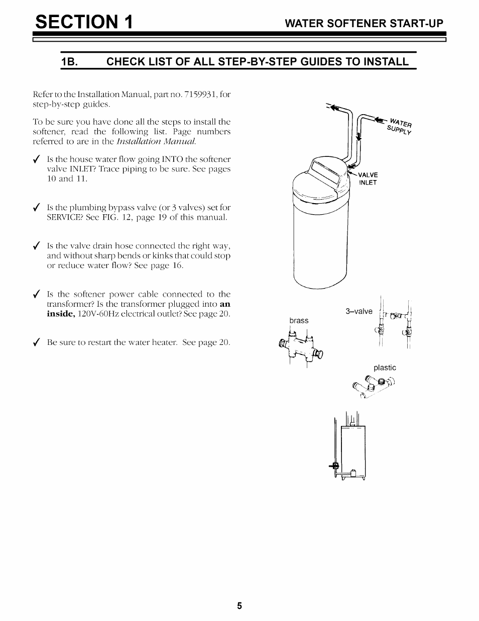 Check list of all step-by-step guides to install | Kenmore 625.34859 User Manual | Page 5 / 32