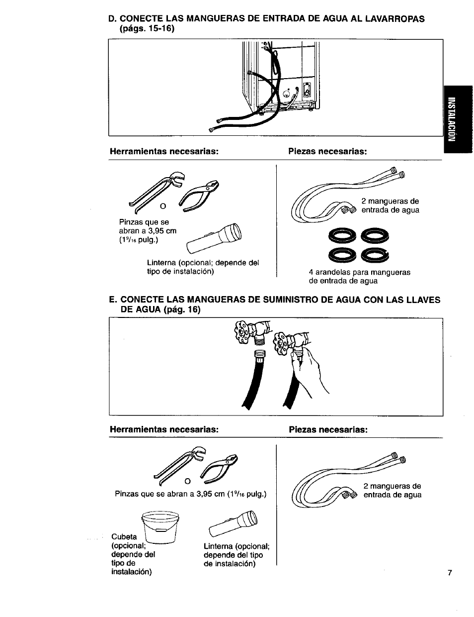 Herramientas necesarias, Piezas necesarias | Kenmore 3950145 User Manual | Page 45 / 76