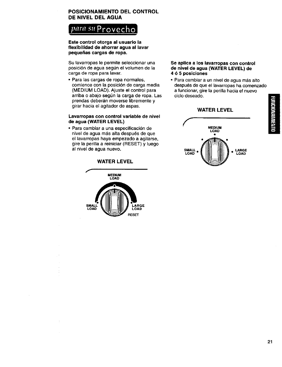 Provecho, Para sii | Kenmore 3950145 User Manual | Page 59 / 76