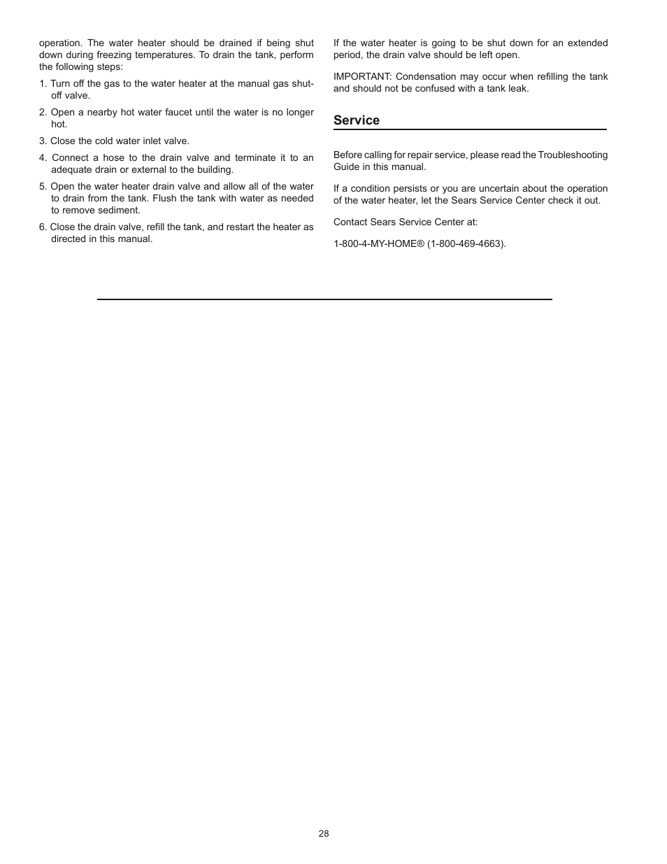 Service | Kenmore POWER MISER 153.339432 User Manual | Page 28 / 40