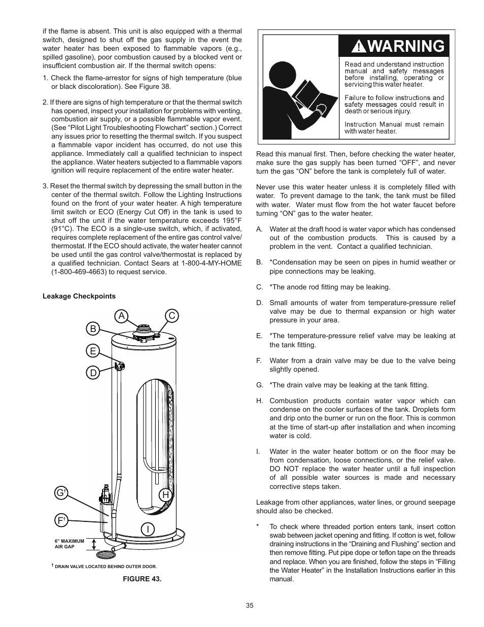 Kenmore POWER MISER 153.339432 User Manual | Page 35 / 40