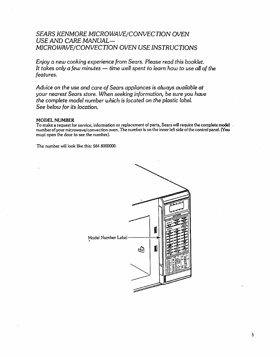 Kenmore 88963 User Manual | Page 5 / 51