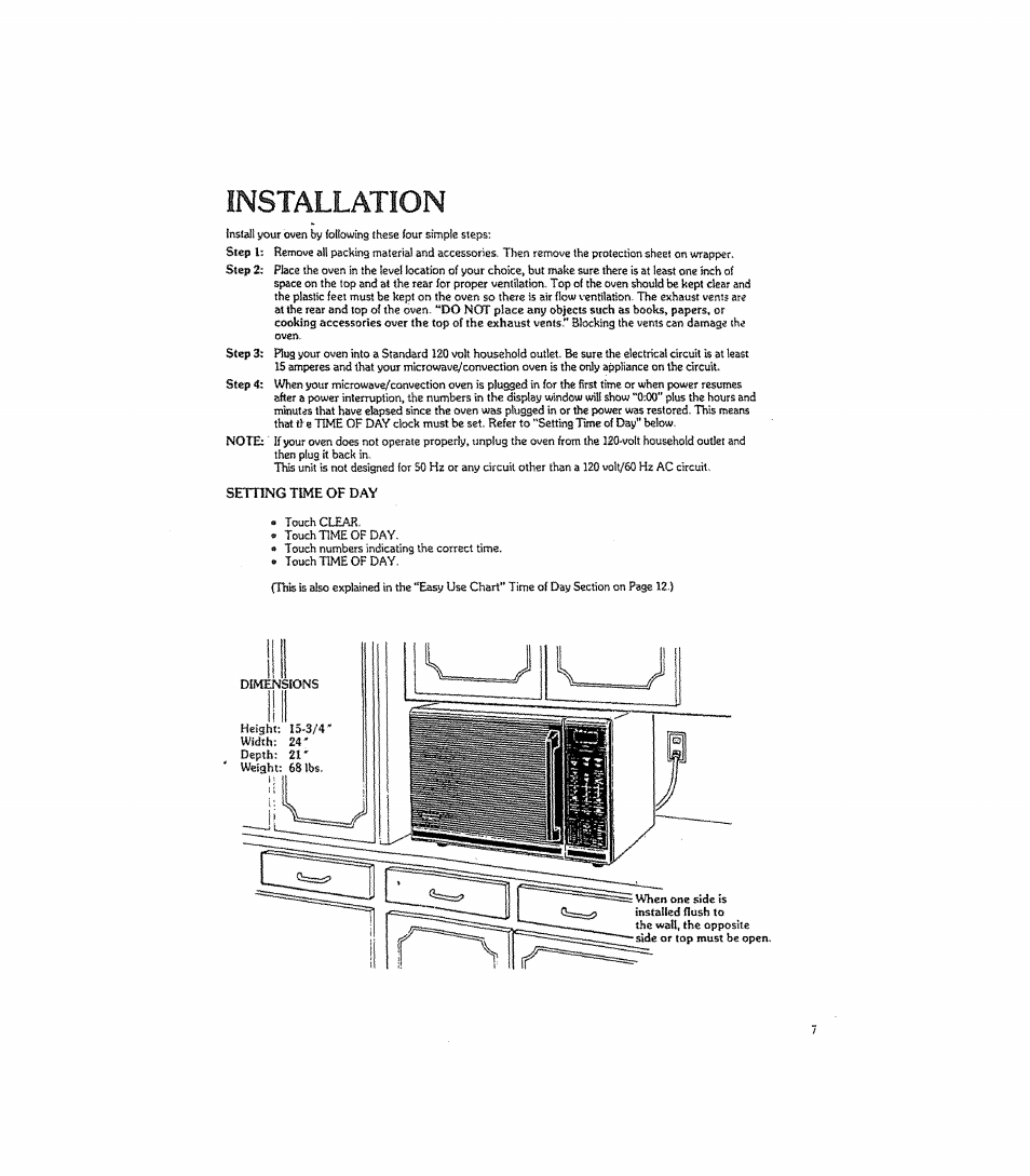 Installation | Kenmore 88963 User Manual | Page 7 / 51