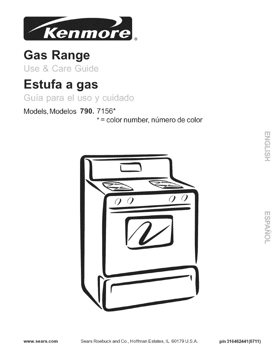 Kenmore 790.7156 User Manual | 17 pages