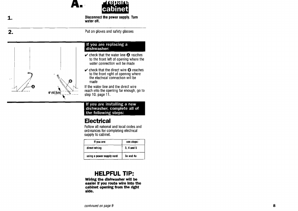 Electrical, Helpful tip | Kenmore 9744231 User Manual | Page 9 / 24