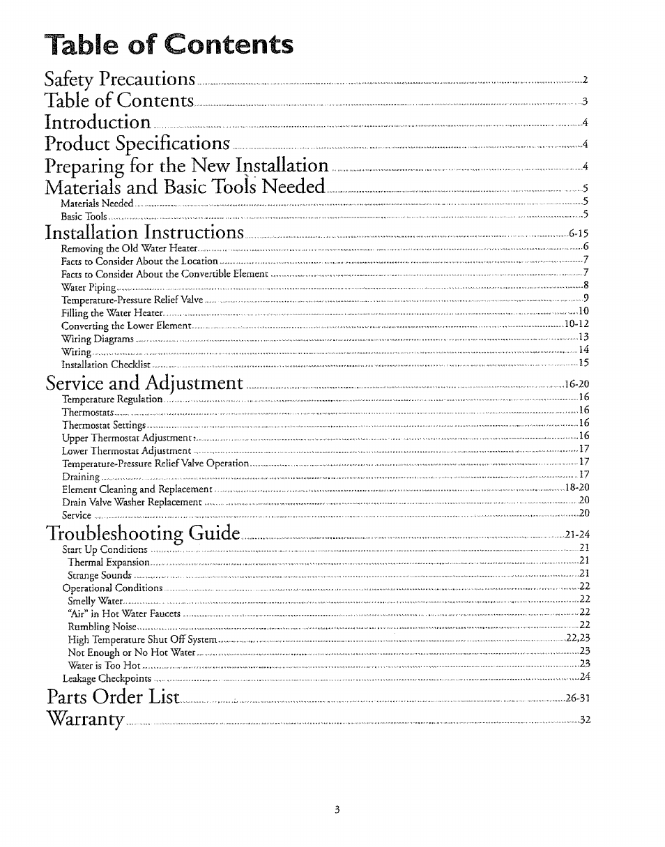 Kenmore 153.327366 User Manual | Page 3 / 32