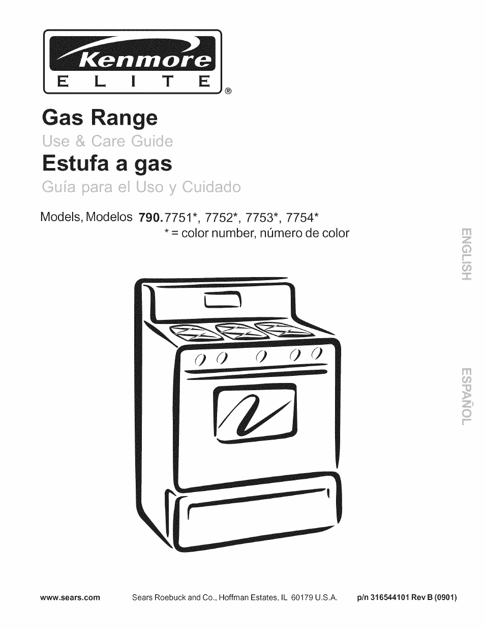 Kenmore 790.7754 User Manual | 44 pages