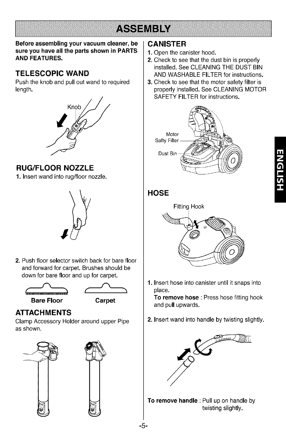 Assembly | Kenmore 3828FI2852V User Manual | Page 5 / 24