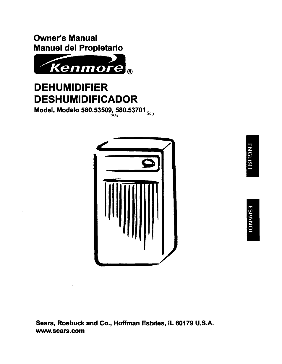 Kenmore 580.53701 User Manual | 21 pages