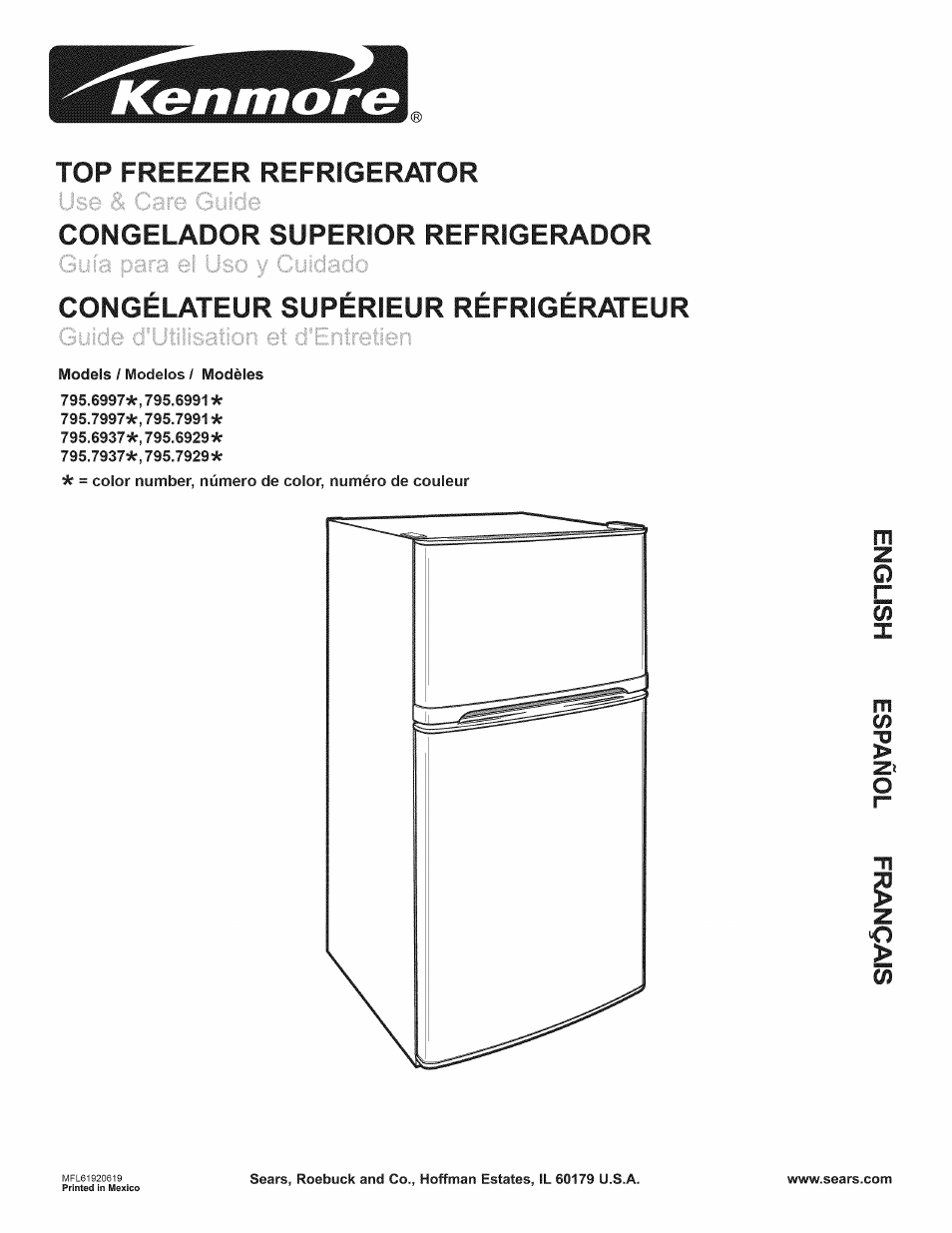 Kenmore 795.7937 User Manual | 32 pages