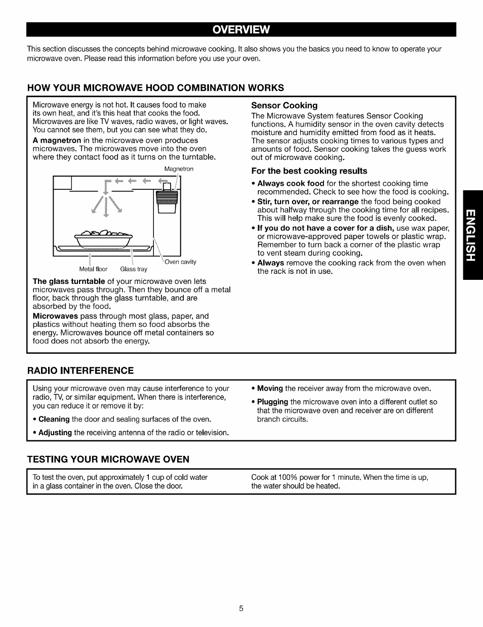 Overview | Kenmore Elite 721.88519 User Manual | Page 5 / 46