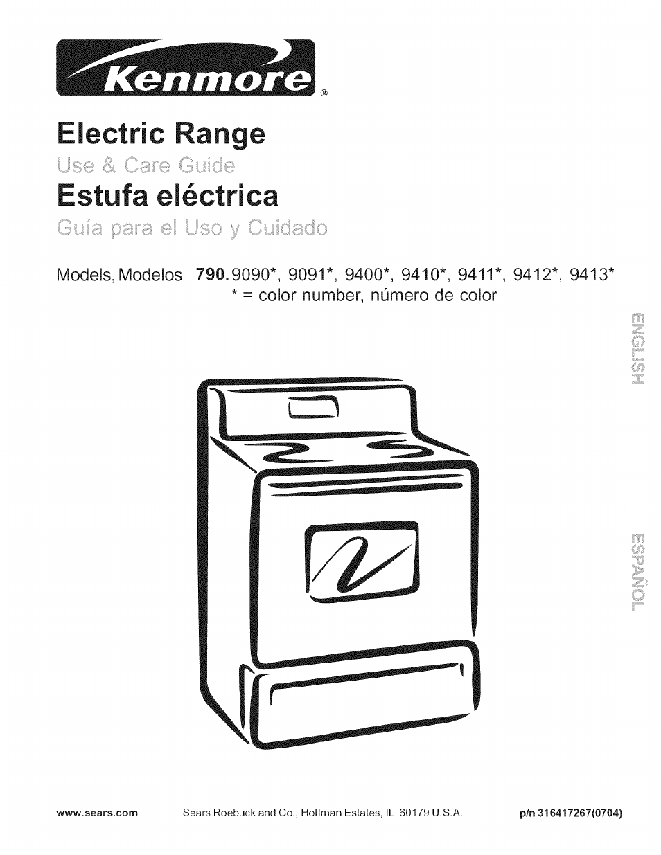 Kenmore 9400* User Manual | 22 pages