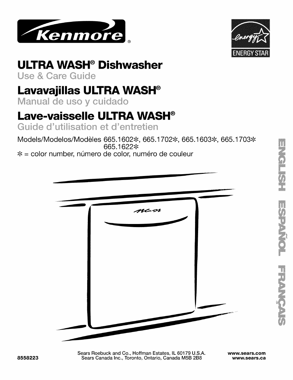 Kenmore 665.1703 User Manual | 64 pages