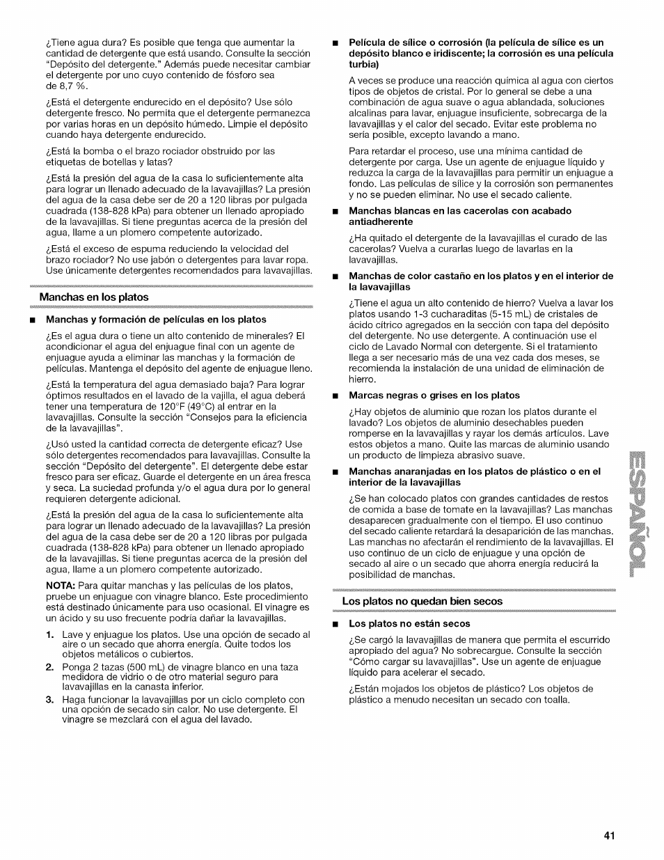 Kenmore 665.1703 User Manual | Page 41 / 64