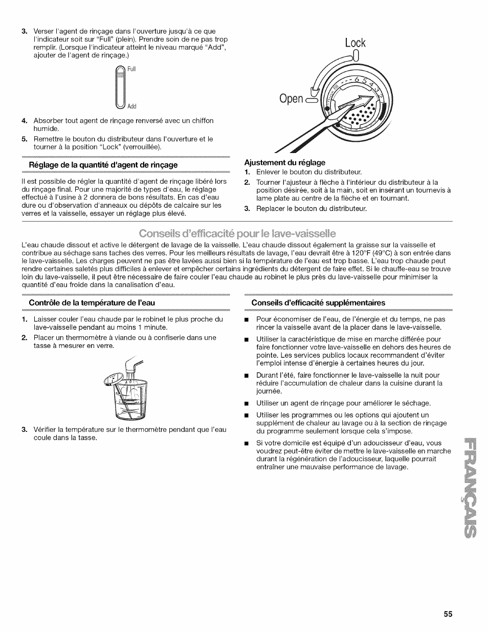 Lock | Kenmore 665.1703 User Manual | Page 55 / 64