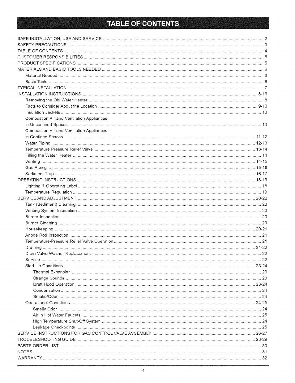 Kenmore 153.33443 User Manual | Page 4 / 32