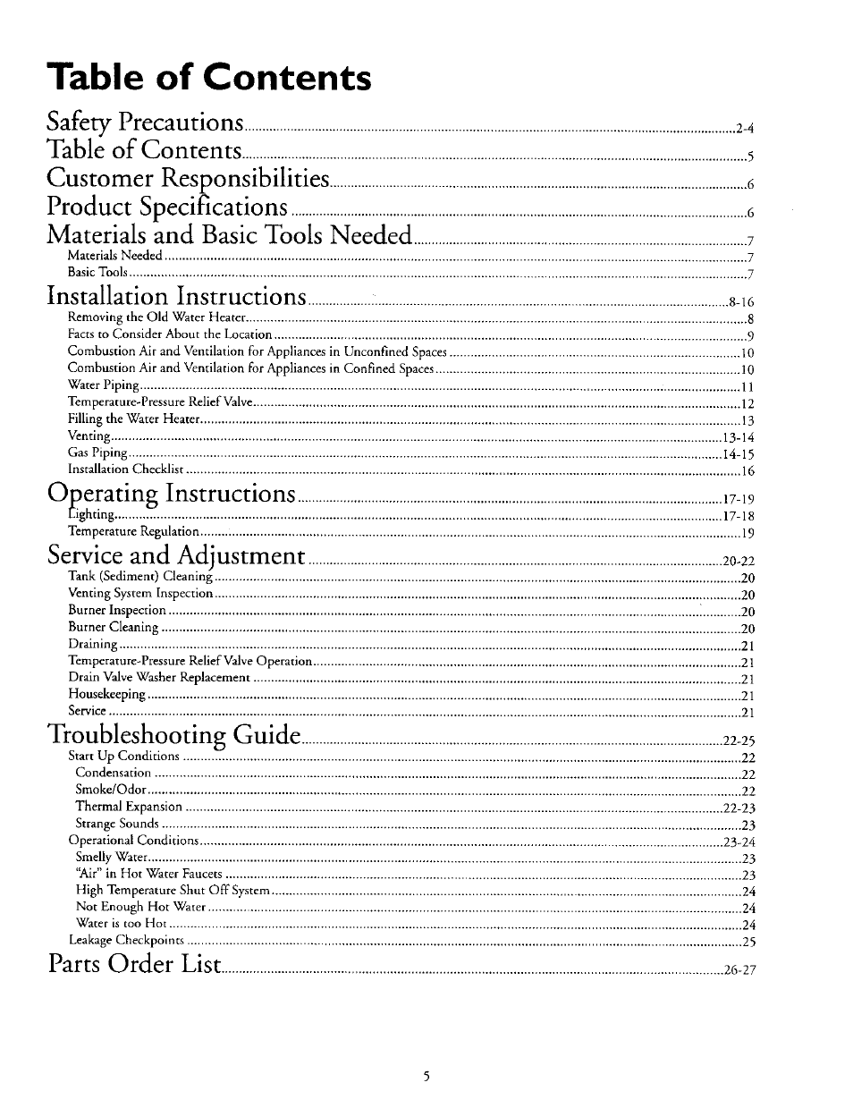 Kenmore 153.330752 User Manual | Page 5 / 28