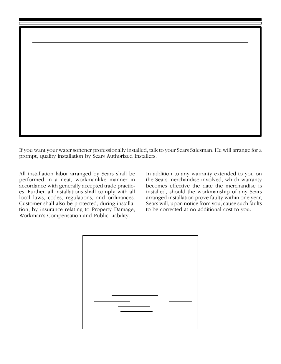 Sears residential water softener, Warranty 2 | Kenmore 625.348460 User Manual | Page 2 / 32