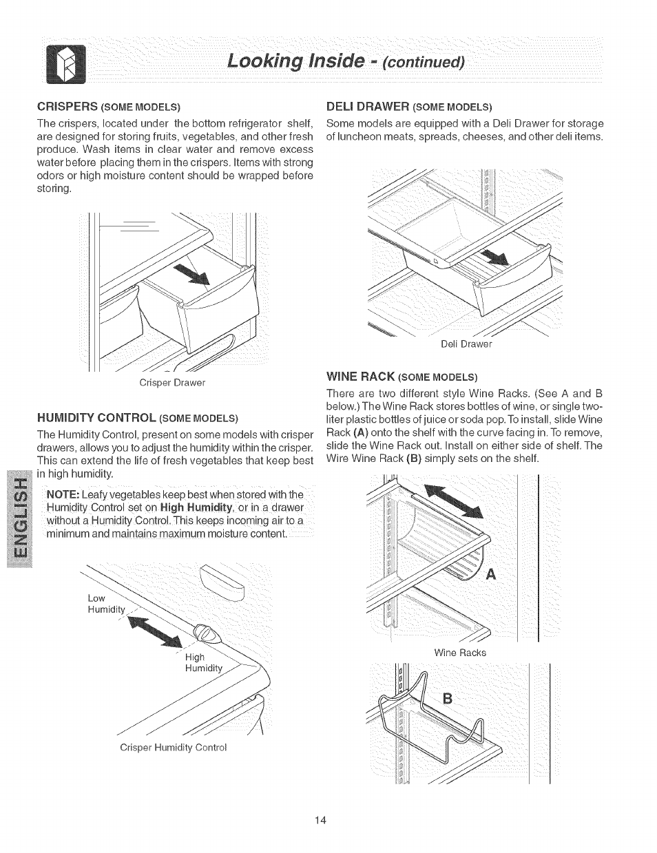 Looking inside | Kenmore 25374184403 User Manual | Page 14 / 20