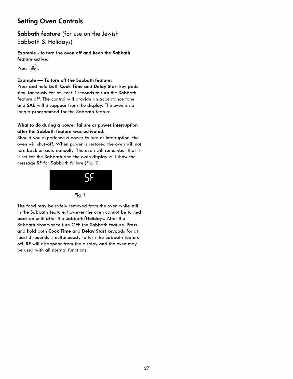 Setting oven controls | Kenmore ELITE 790. 7830 User Manual | Page 27 / 42