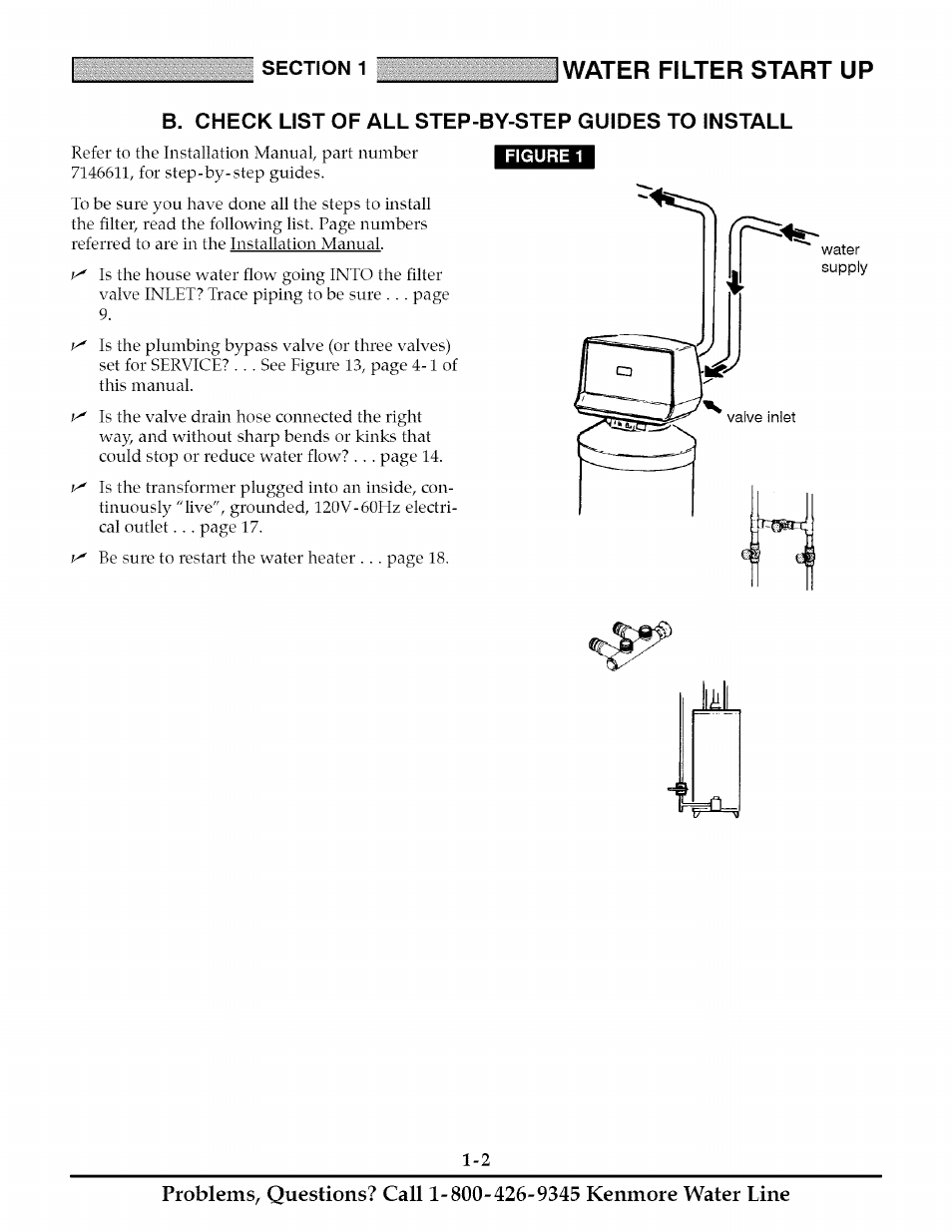 Water filter start up | Kenmore TANNIN 625.348261 User Manual | Page 5 / 32