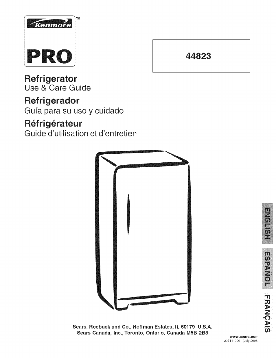 Kenmore 44823 User Manual | 13 pages