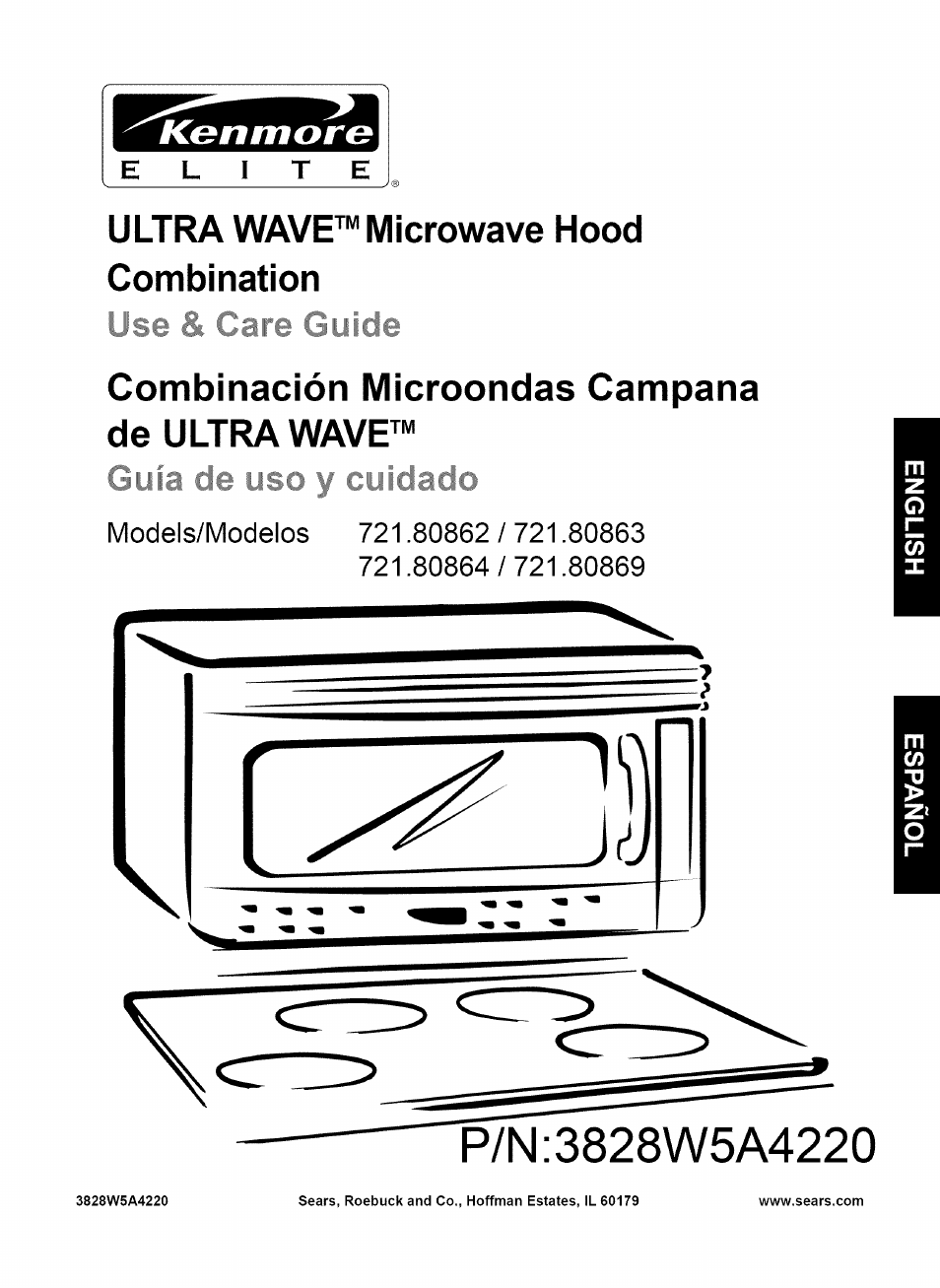 Kenmore 721.80869 User Manual | 35 pages