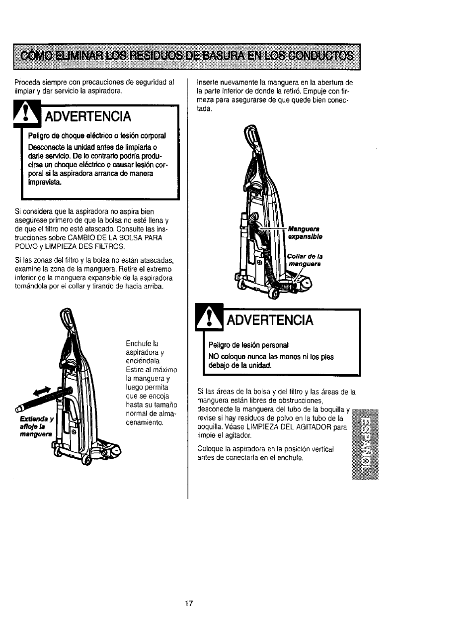 Advertencia | Kenmore 116.31912 User Manual | Page 37 / 40