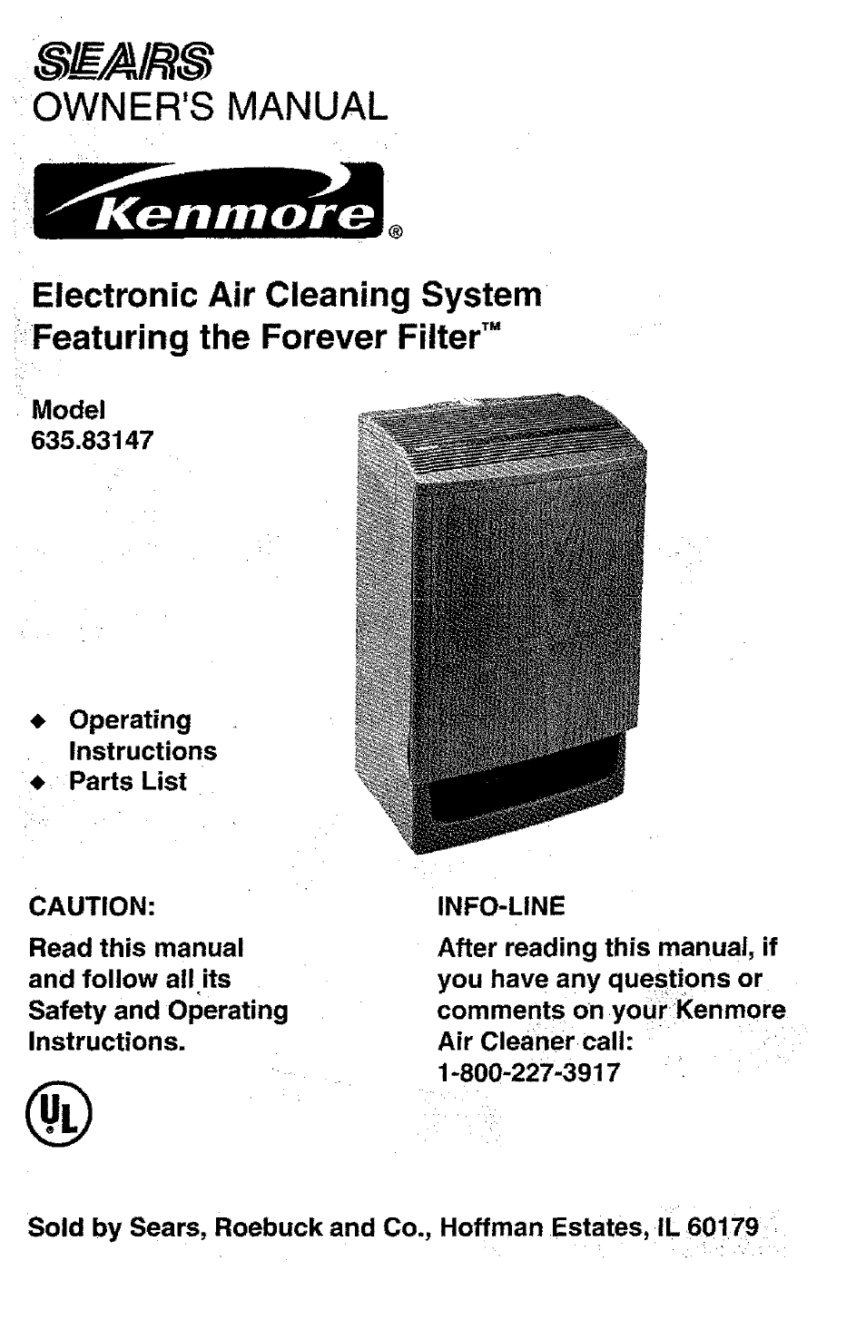 Kenmore 147 User Manual | 13 pages