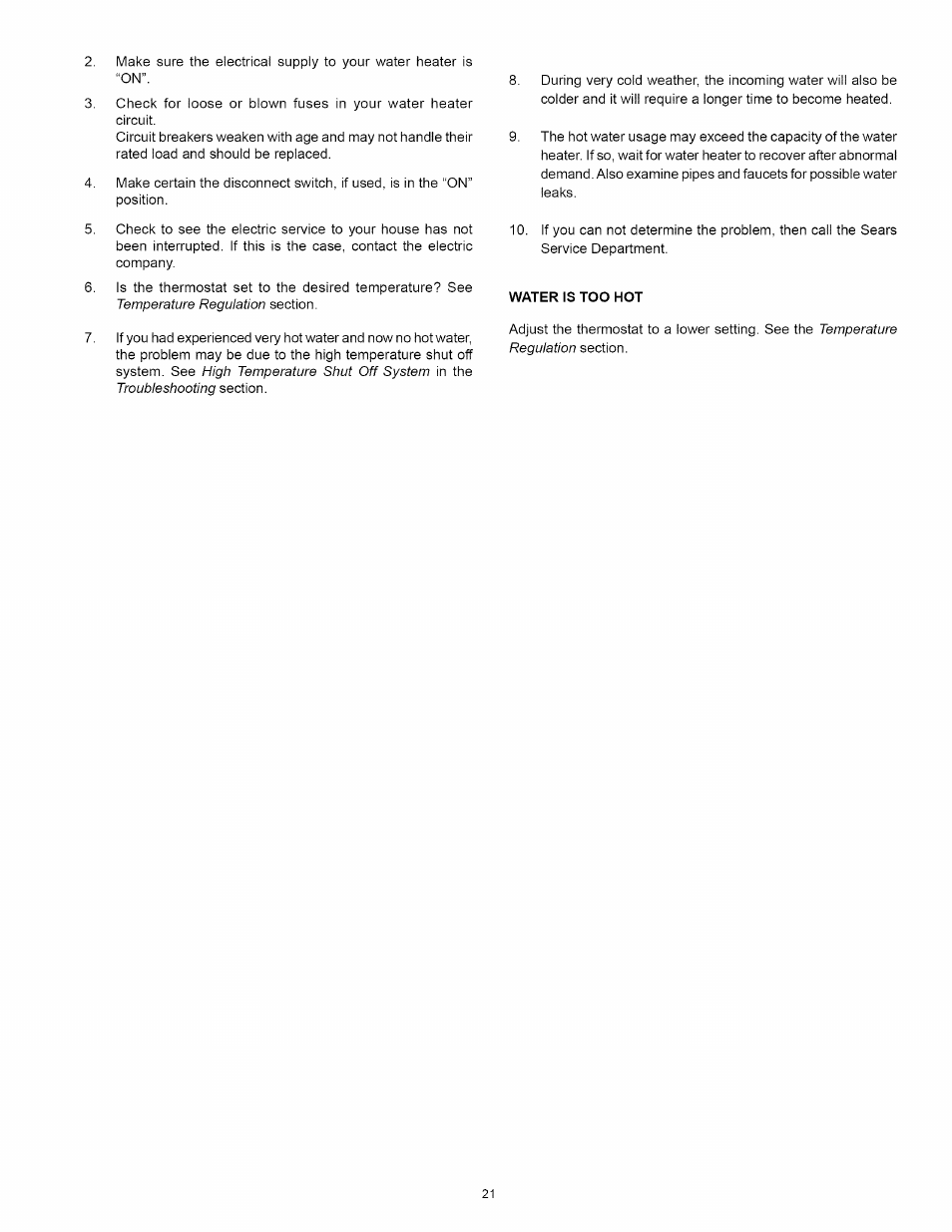 Kenmore 153.31242 User Manual | Page 21 / 24