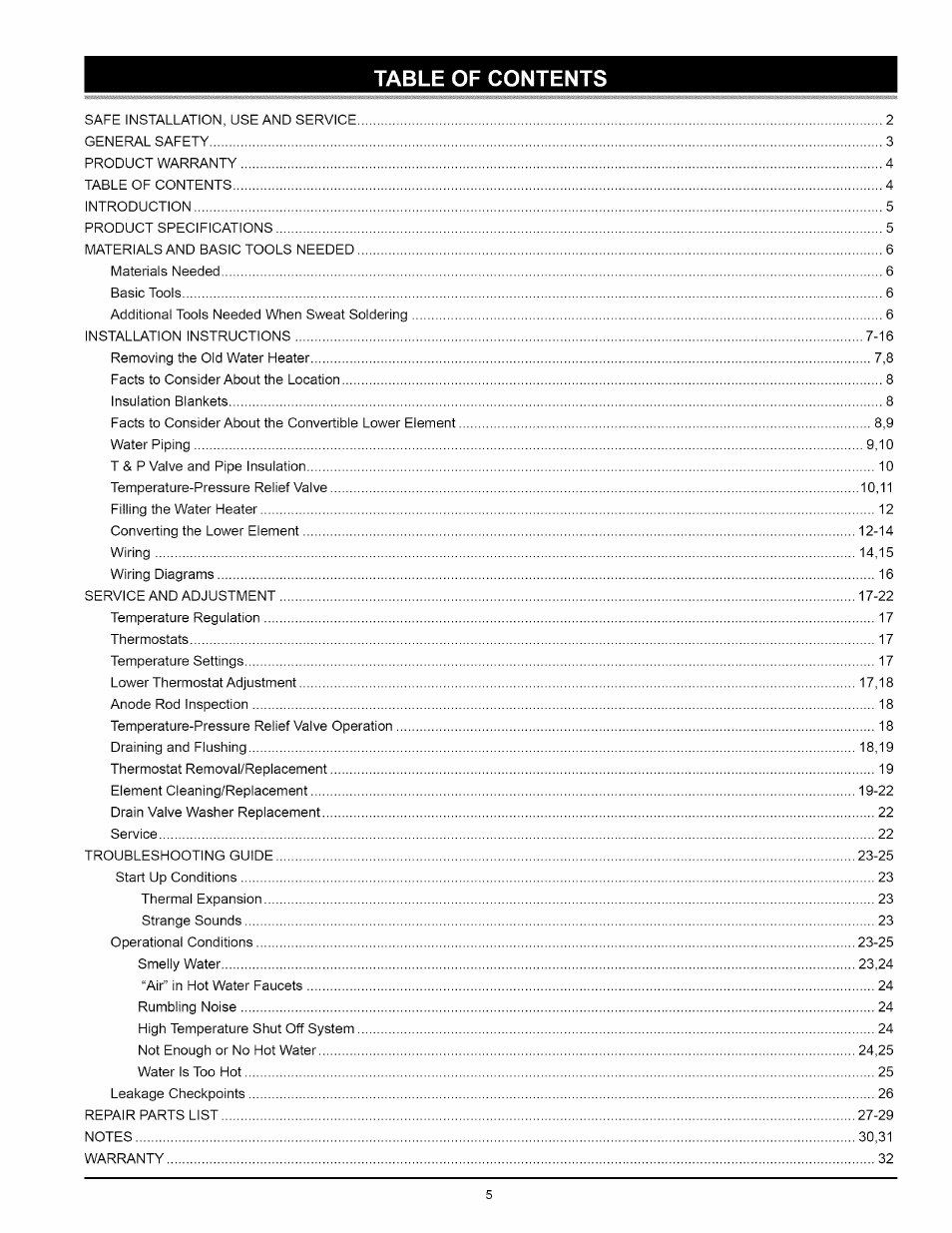 Kenmore 153.31242 User Manual | Page 5 / 24