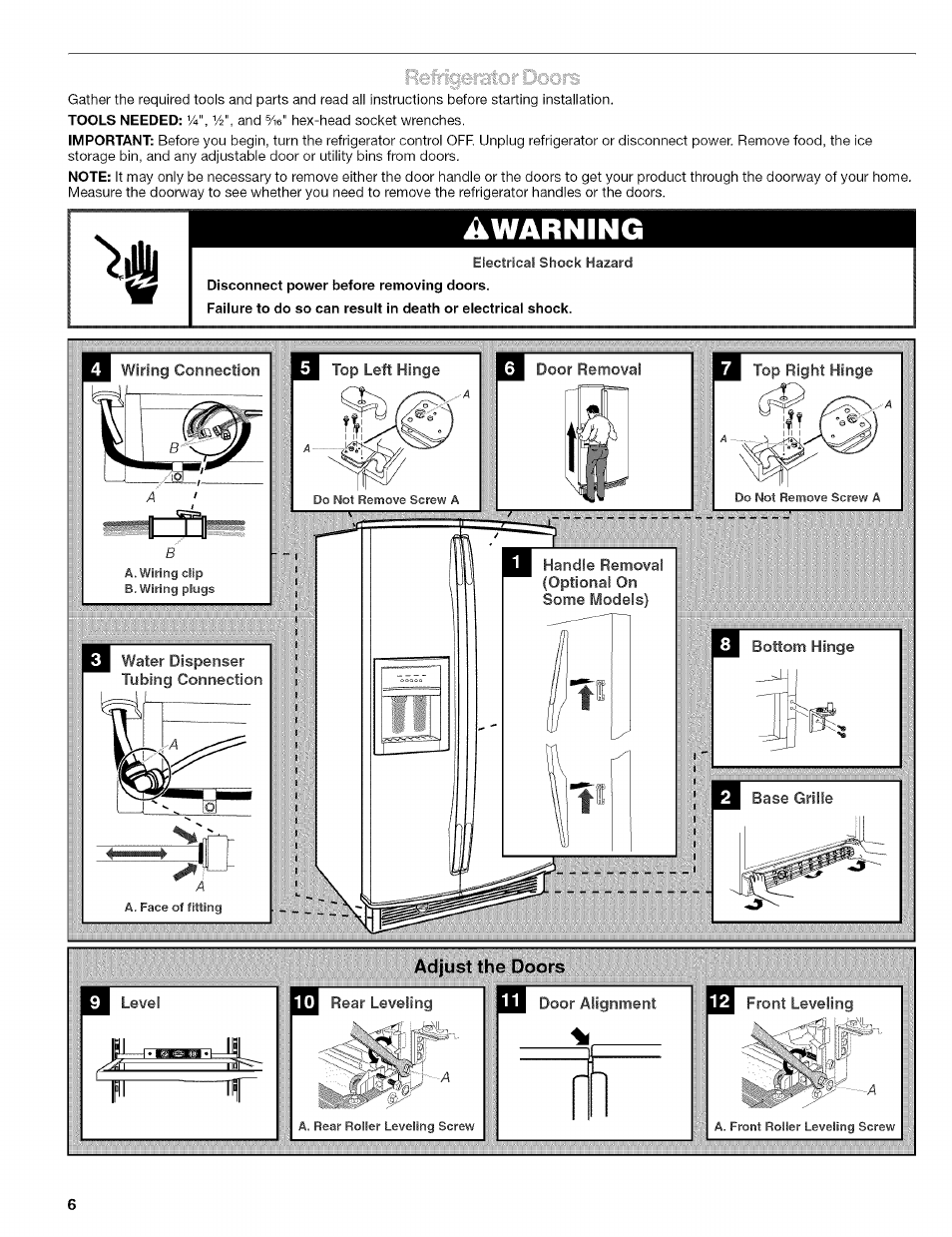 Litty, Awarning | Kenmore 10656713500 User Manual | Page 6 / 80