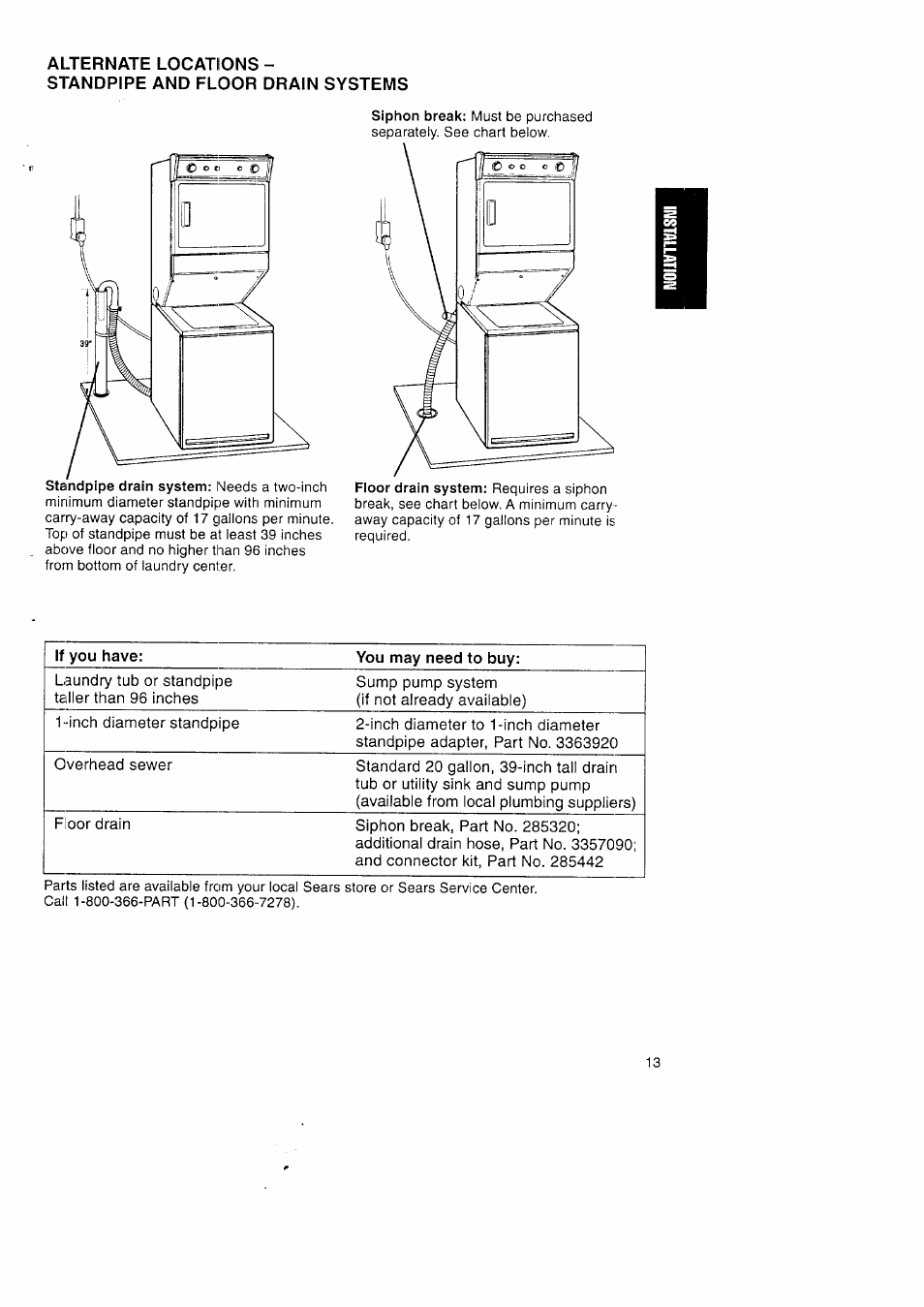 Kenmore Washer/Dryer User Manual | Page 13 / 66