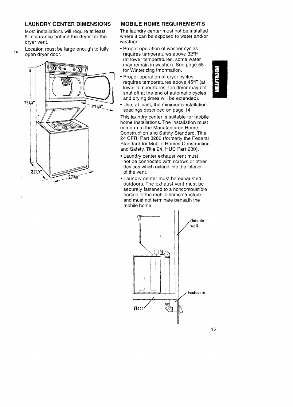 Kenmore Washer/Dryer User Manual | Page 15 / 66