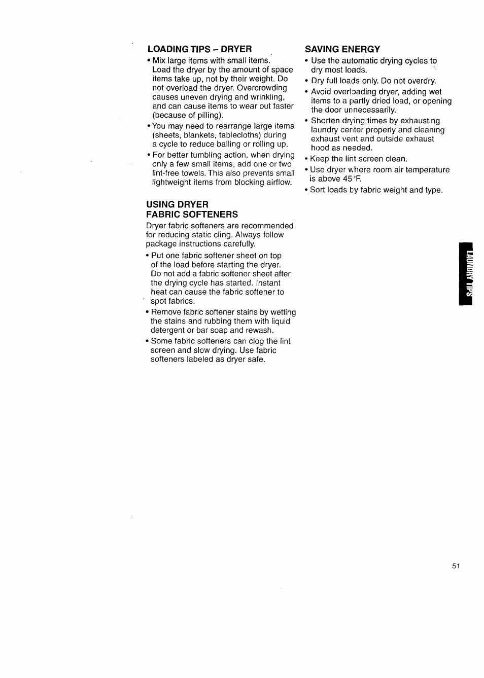 Kenmore Washer/Dryer User Manual | Page 51 / 66