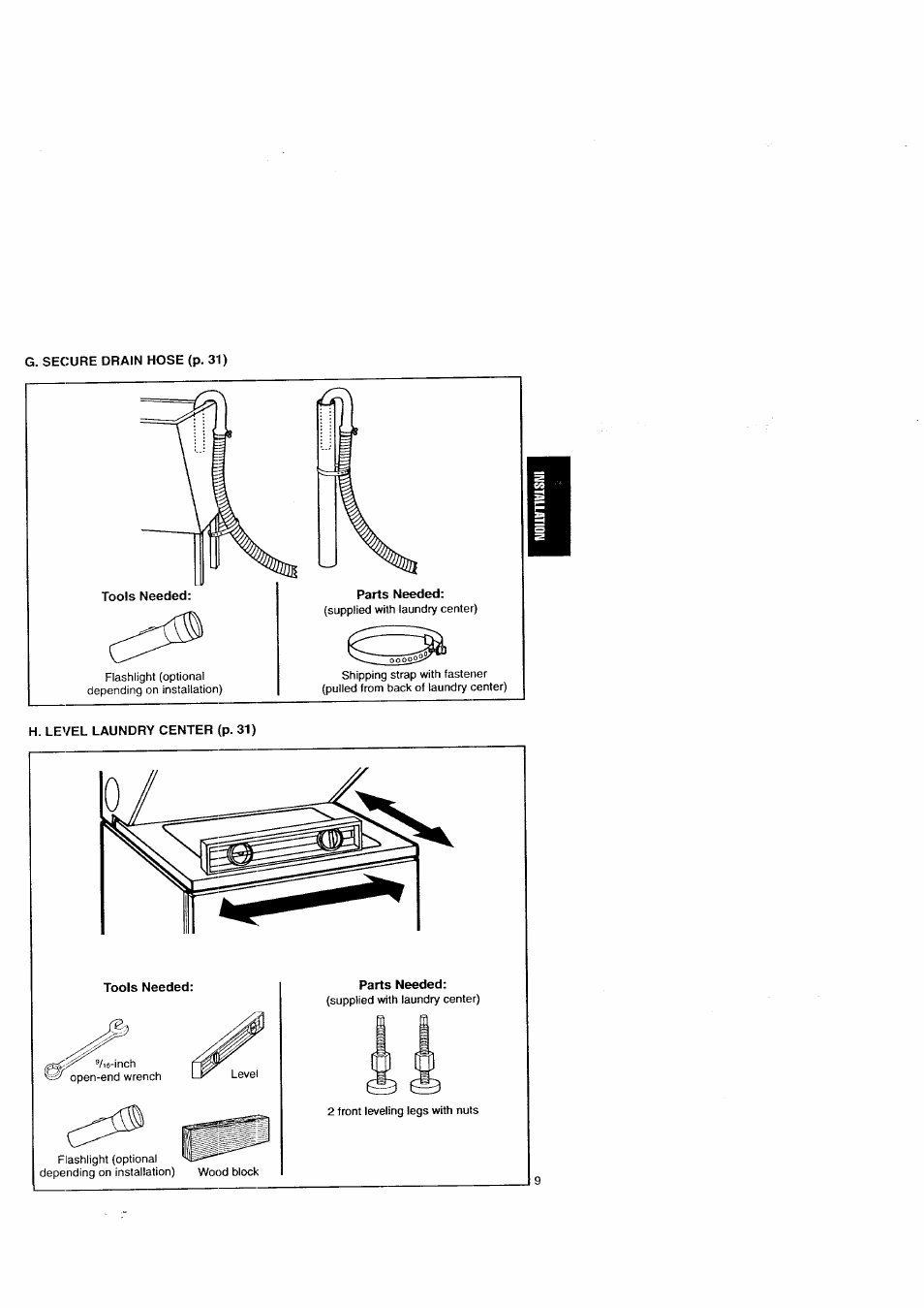 Kenmore Washer/Dryer User Manual | Page 9 / 66