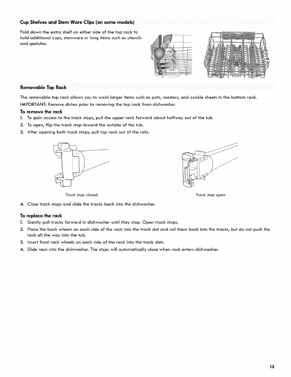 Kenmore ULTRA WASH 665.1404 User Manual | Page 13 / 78