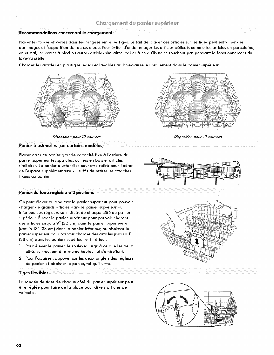 Kenmore ULTRA WASH 665.1404 User Manual | Page 62 / 78