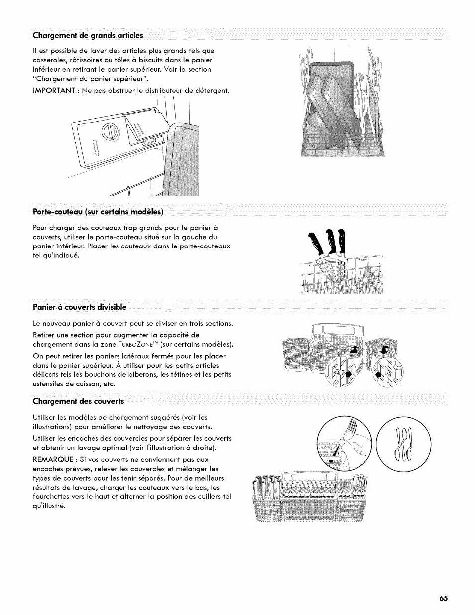 Kenmore ULTRA WASH 665.1404 User Manual | Page 65 / 78